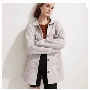 Madewell (Re)sourced Sweater Fleece Shirt-Jacket